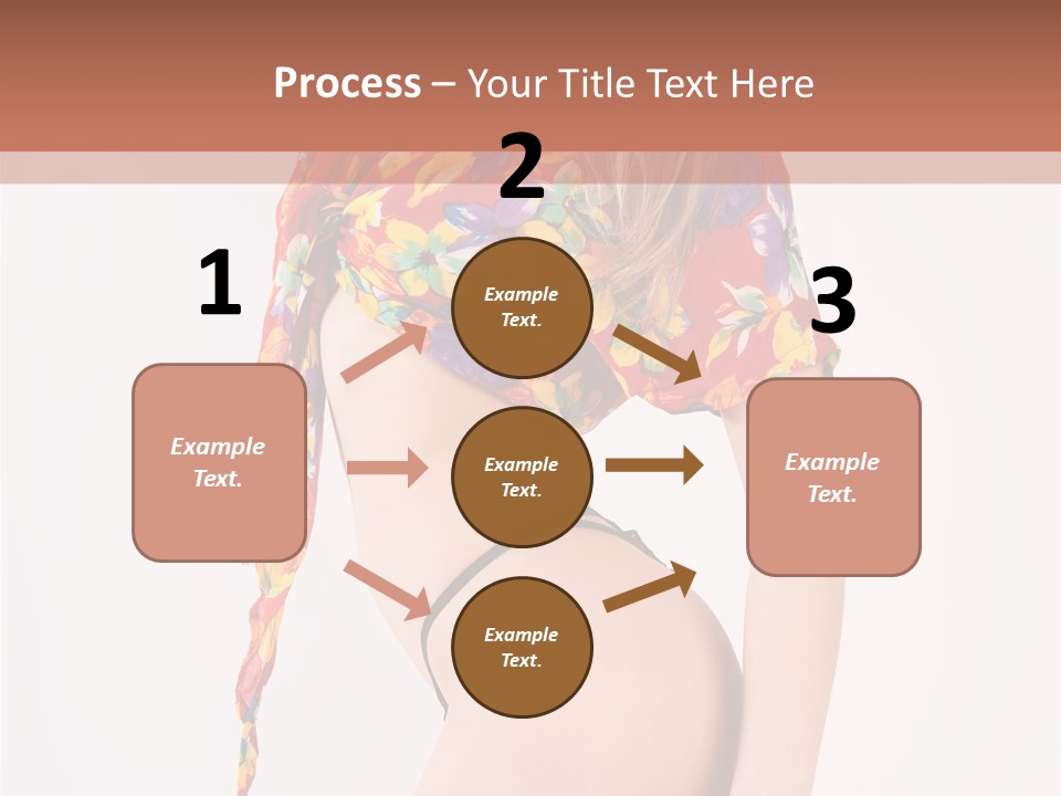 Costume Legs Bikini PowerPoint Template