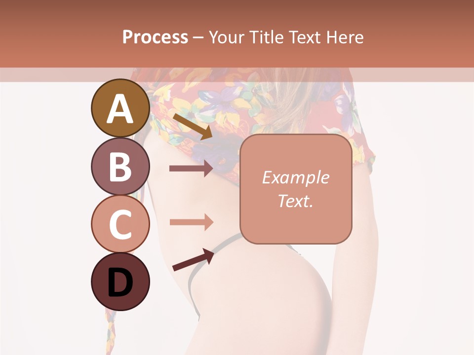 Costume Legs Bikini PowerPoint Template