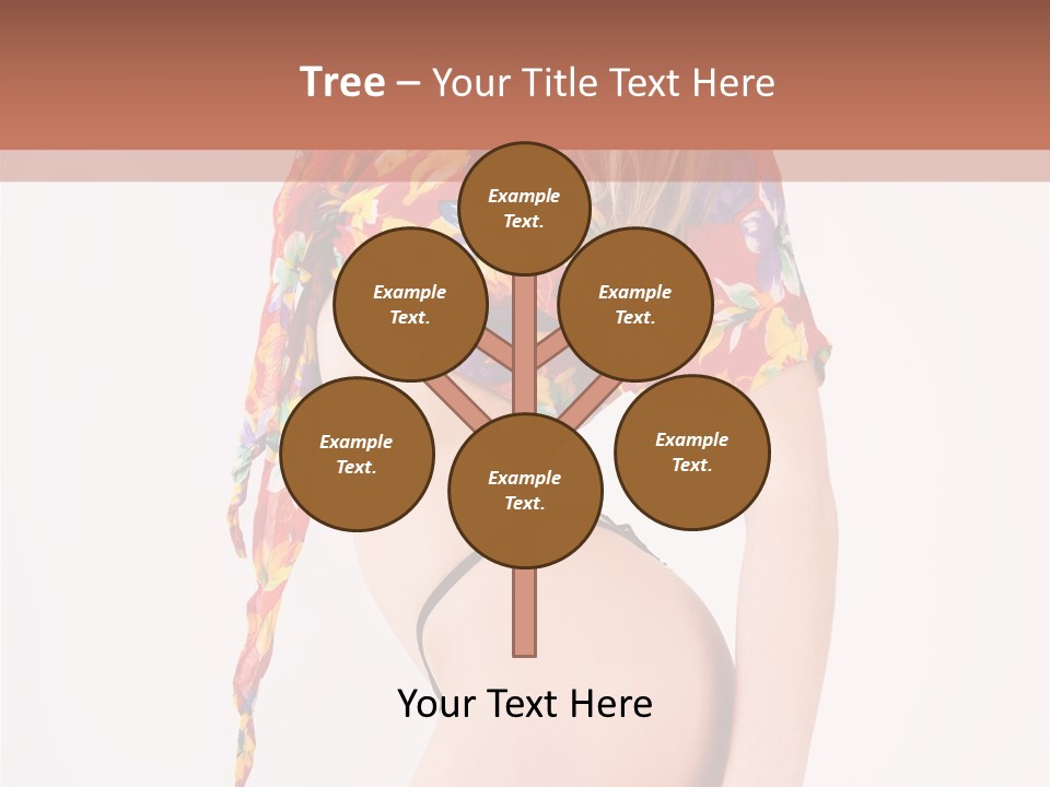 Costume Legs Bikini PowerPoint Template