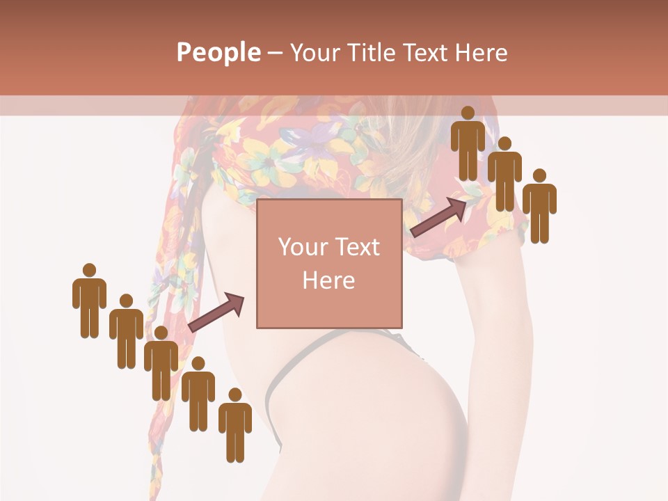 Costume Legs Bikini PowerPoint Template