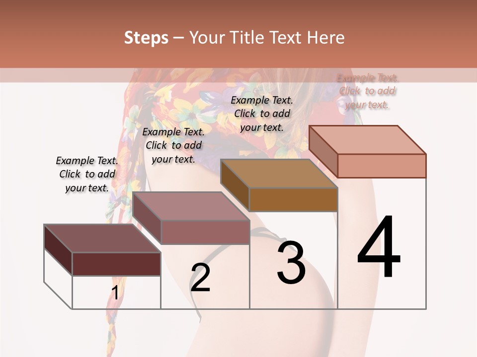 Costume Legs Bikini PowerPoint Template