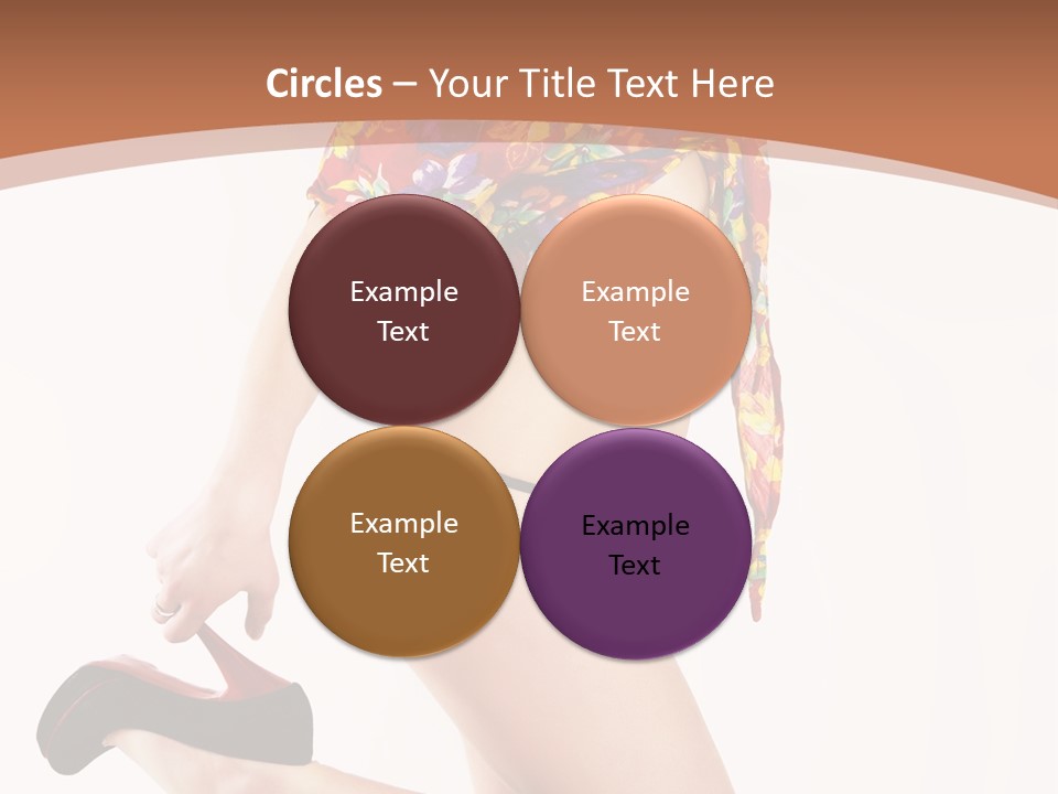 Lingerie Hot Health PowerPoint Template