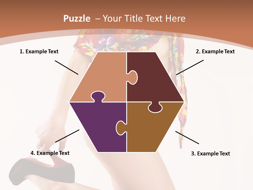 Lingerie Hot Health PowerPoint Template