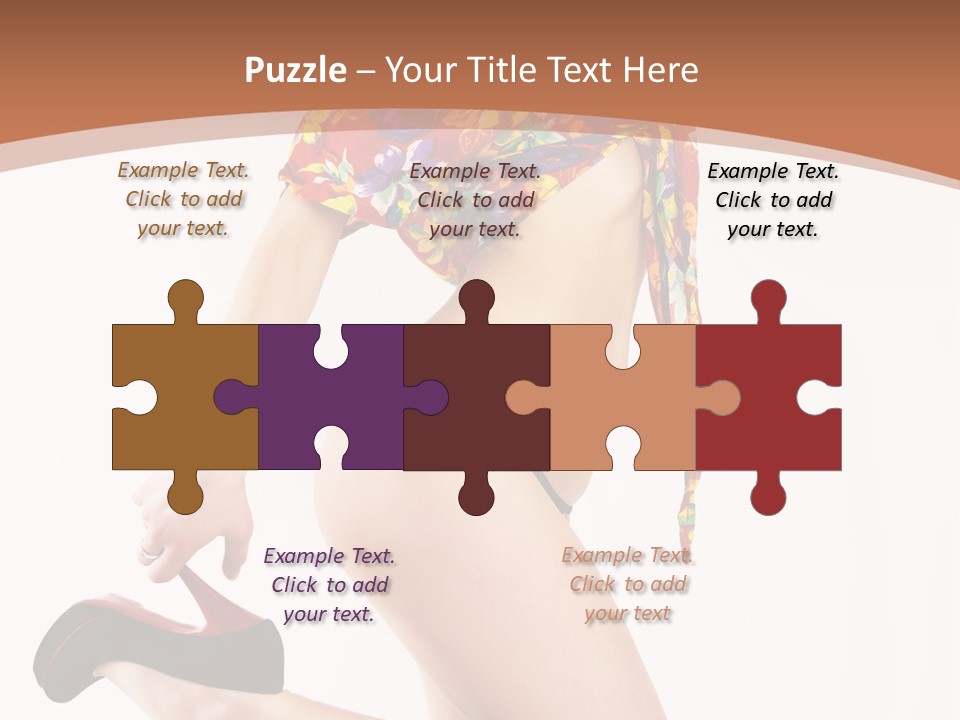 Lingerie Hot Health PowerPoint Template