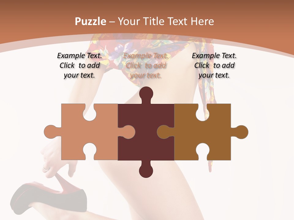 Lingerie Hot Health PowerPoint Template