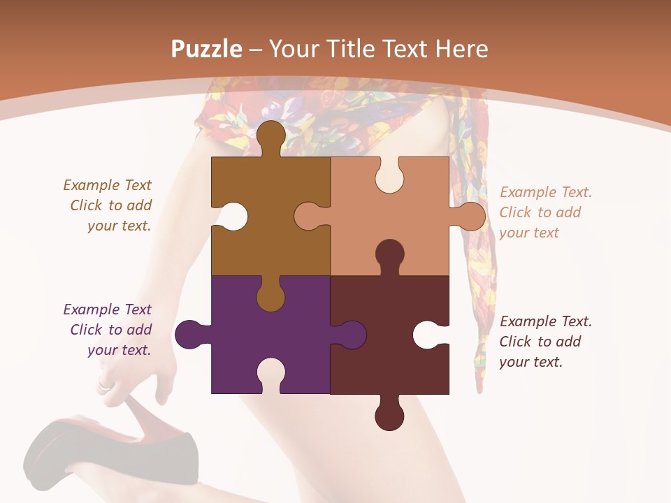 Lingerie Hot Health PowerPoint Template