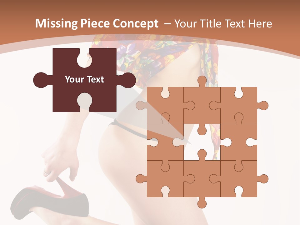 Lingerie Hot Health PowerPoint Template