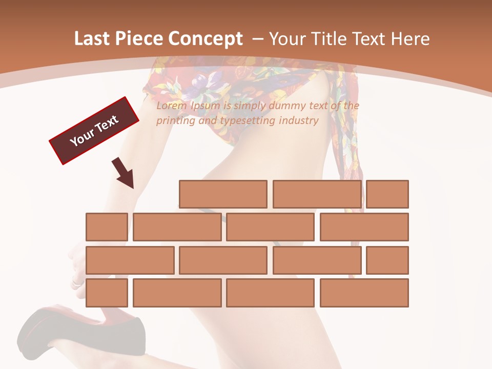 Lingerie Hot Health PowerPoint Template