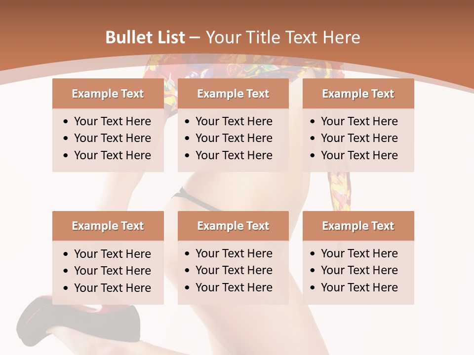 Lingerie Hot Health PowerPoint Template