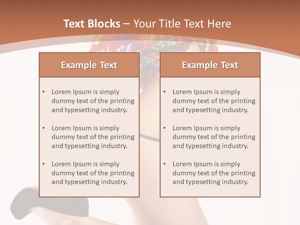 Lingerie Hot Health PowerPoint Template