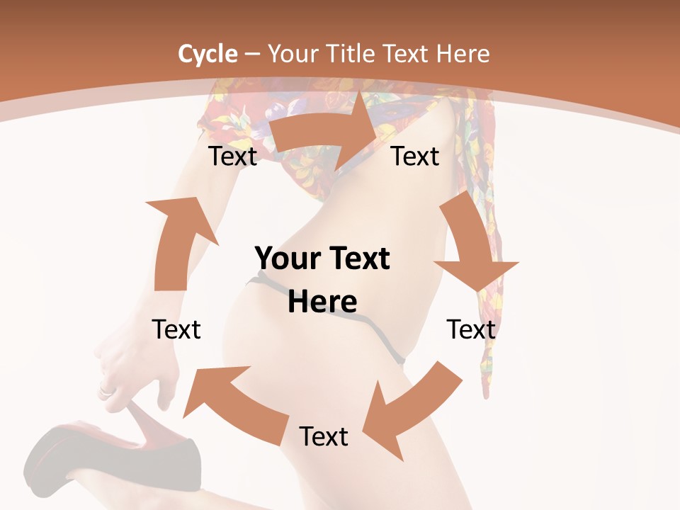 Lingerie Hot Health PowerPoint Template