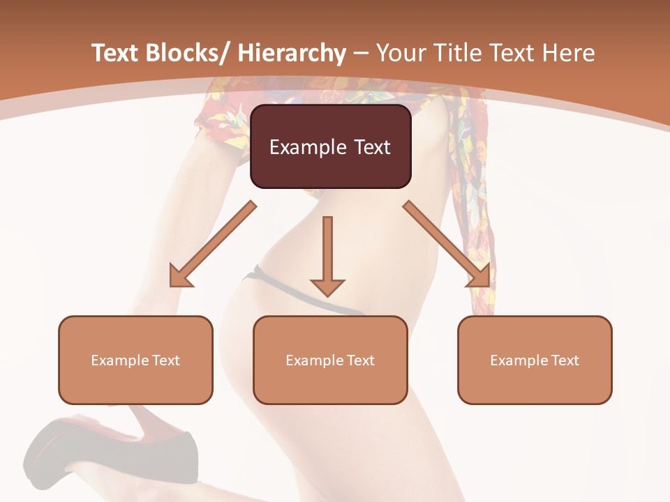 Lingerie Hot Health PowerPoint Template