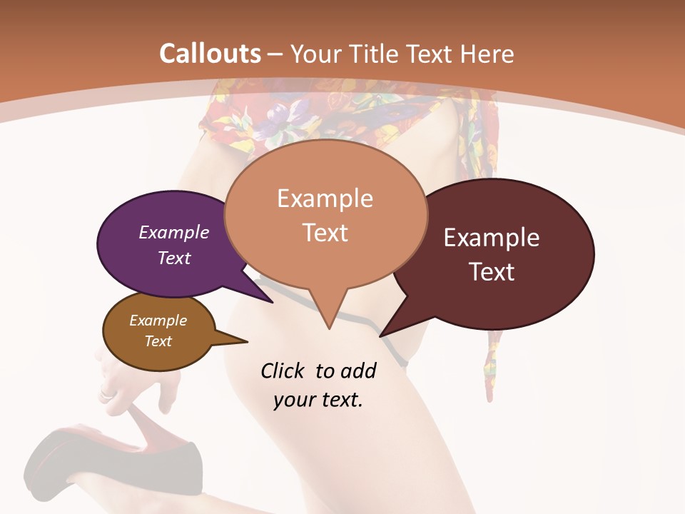 Lingerie Hot Health PowerPoint Template