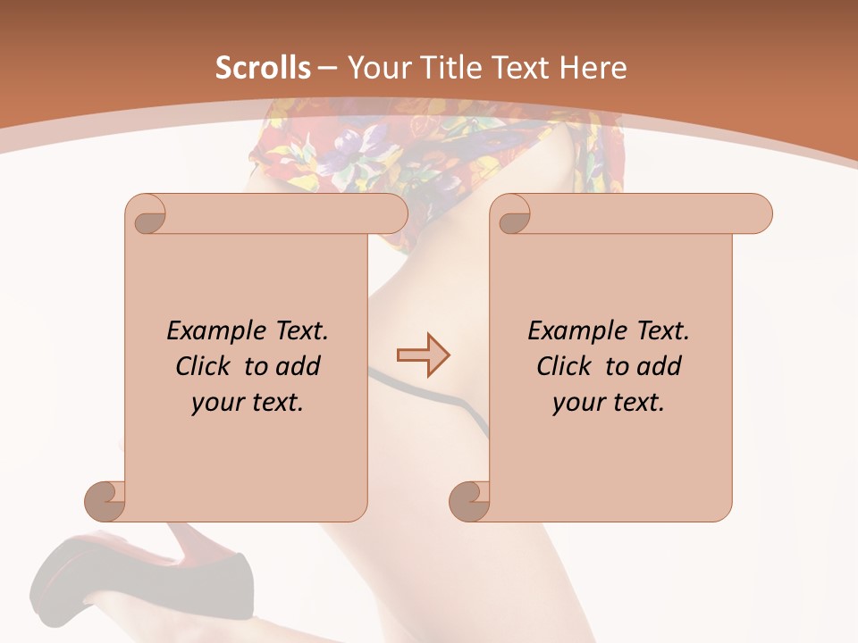 Lingerie Hot Health PowerPoint Template