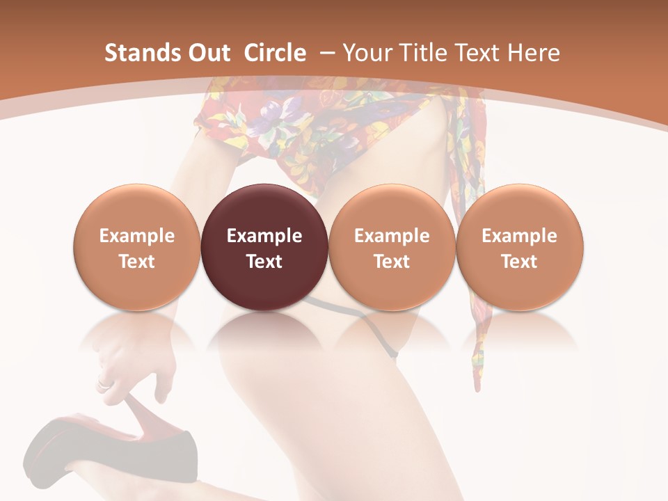 Lingerie Hot Health PowerPoint Template