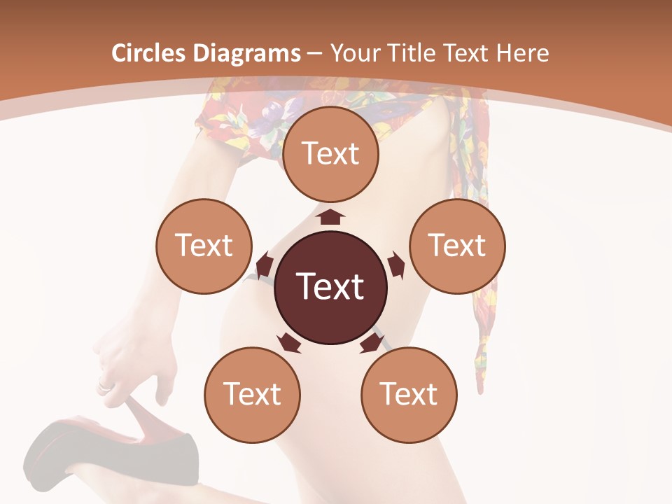 Lingerie Hot Health PowerPoint Template