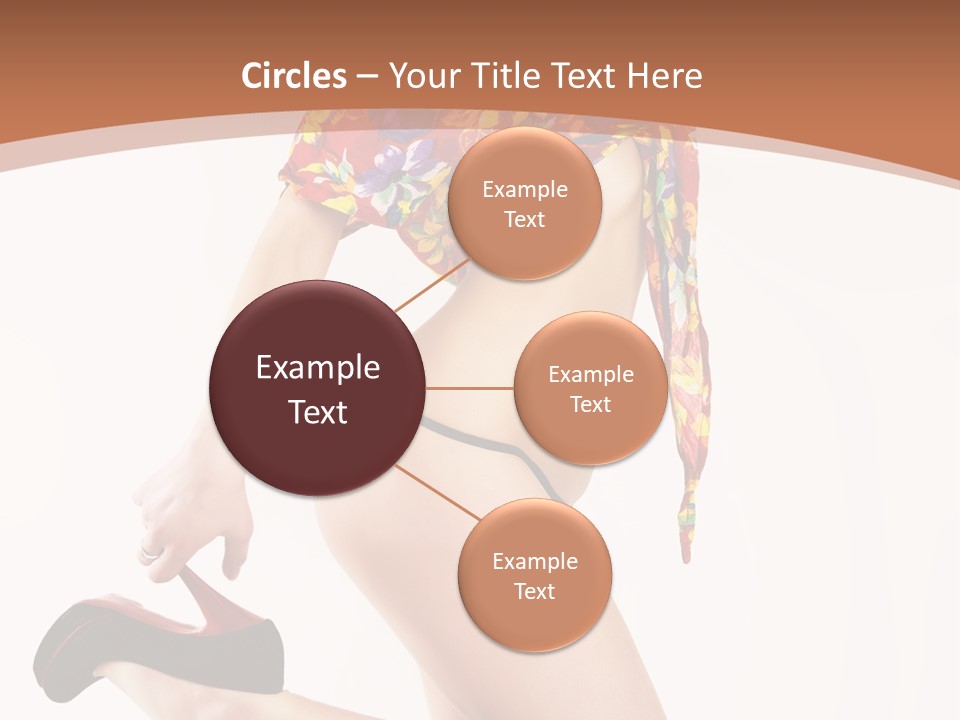 Lingerie Hot Health PowerPoint Template