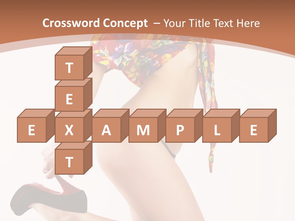 Lingerie Hot Health PowerPoint Template