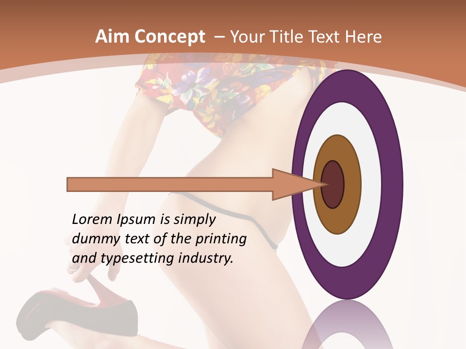 Lingerie Hot Health PowerPoint Template