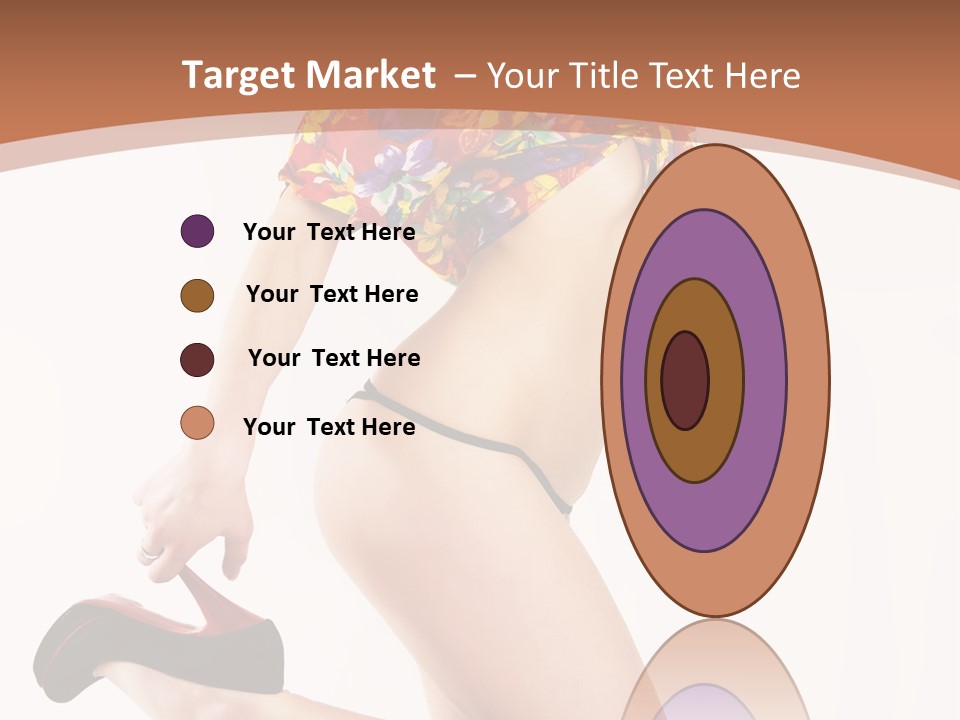 Lingerie Hot Health PowerPoint Template