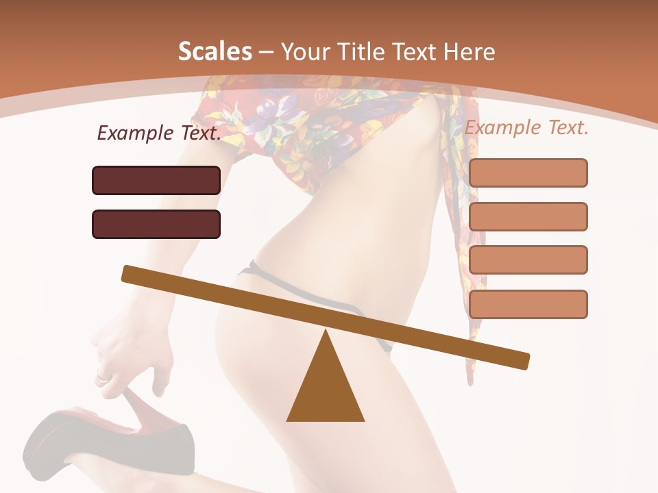 Lingerie Hot Health PowerPoint Template