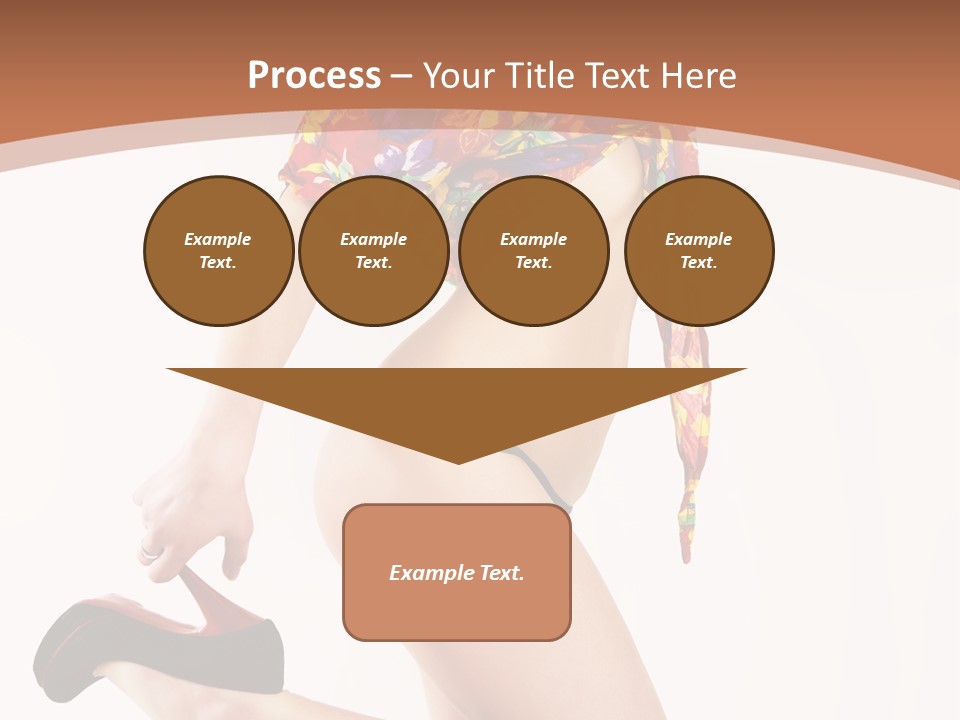 Lingerie Hot Health PowerPoint Template