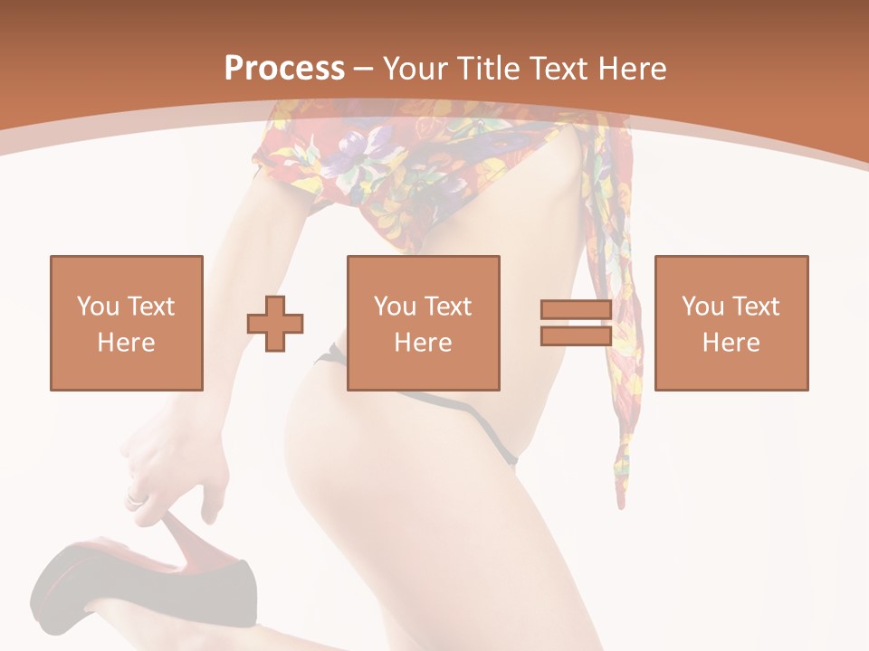 Lingerie Hot Health PowerPoint Template