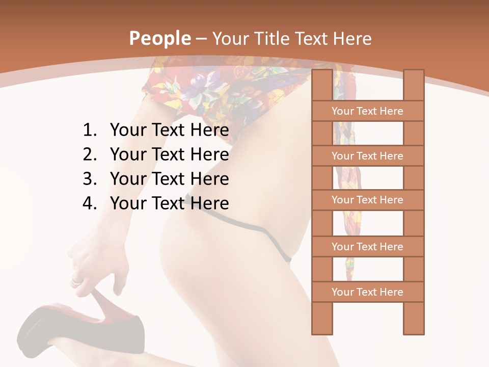 Lingerie Hot Health PowerPoint Template