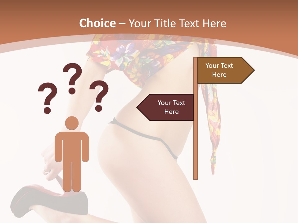 Lingerie Hot Health PowerPoint Template