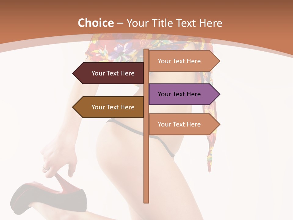 Lingerie Hot Health PowerPoint Template