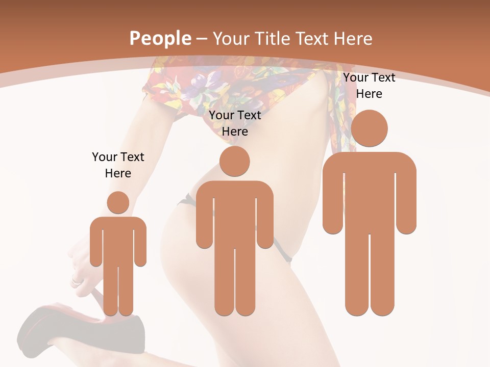 Lingerie Hot Health PowerPoint Template