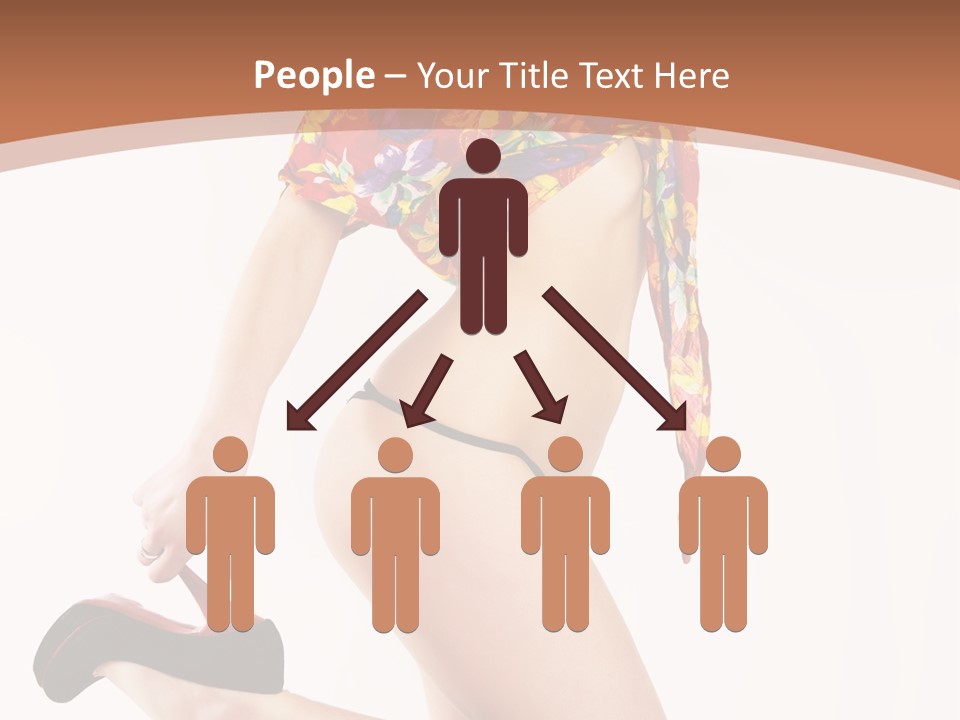 Lingerie Hot Health PowerPoint Template