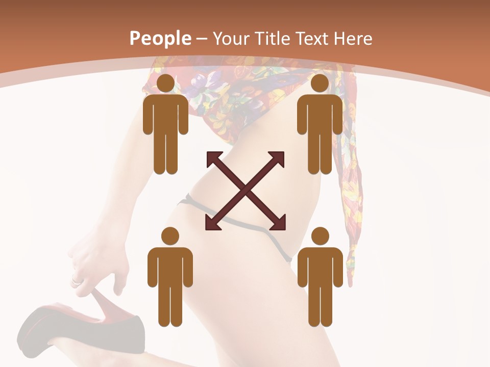 Lingerie Hot Health PowerPoint Template