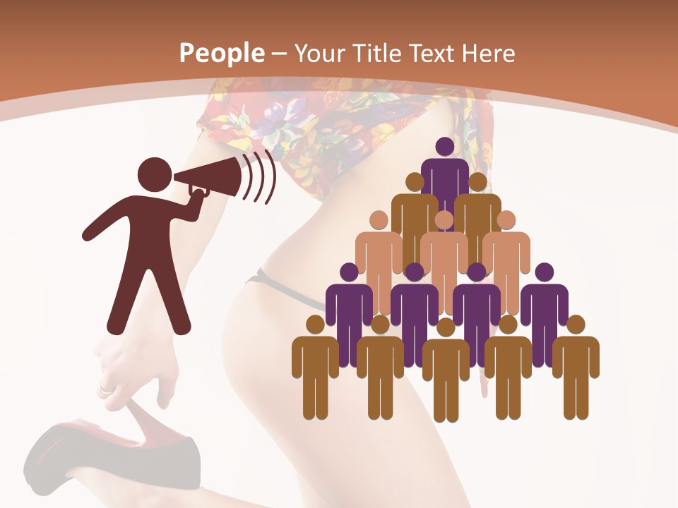 Lingerie Hot Health PowerPoint Template