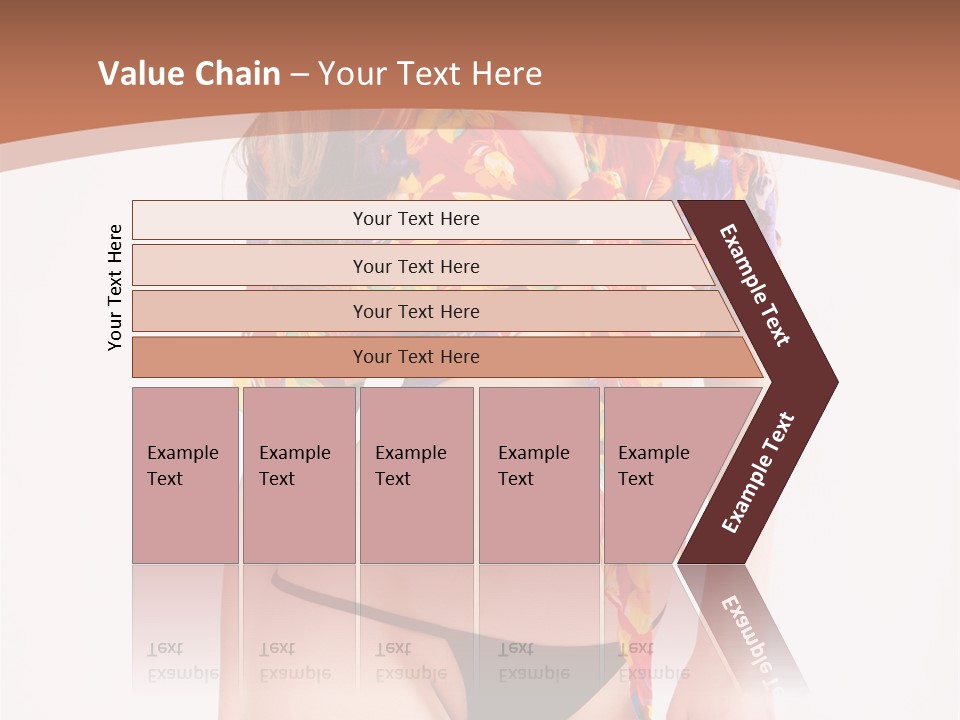 Young Female Hairstyle PowerPoint Template