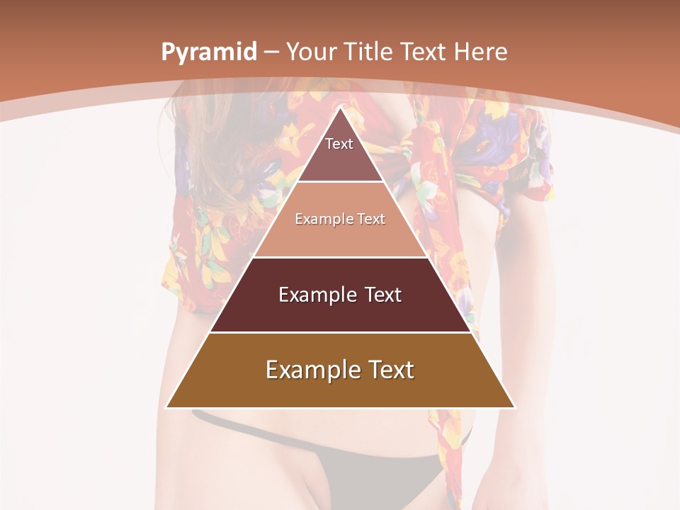 Young Female Hairstyle PowerPoint Template