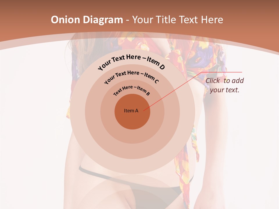 Young Female Hairstyle PowerPoint Template