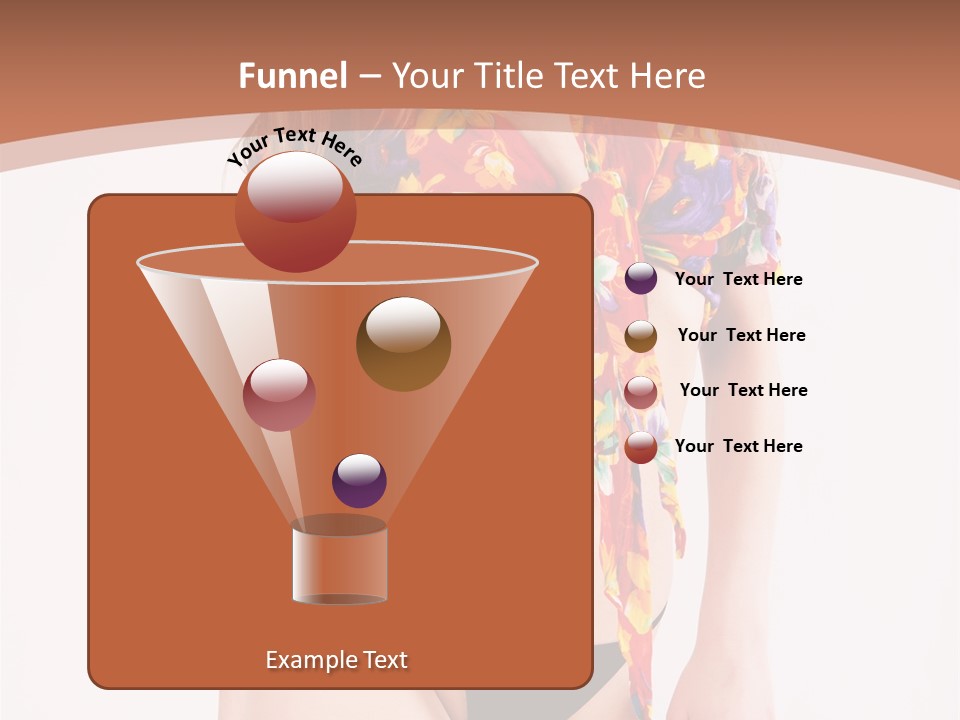 Young Female Hairstyle PowerPoint Template