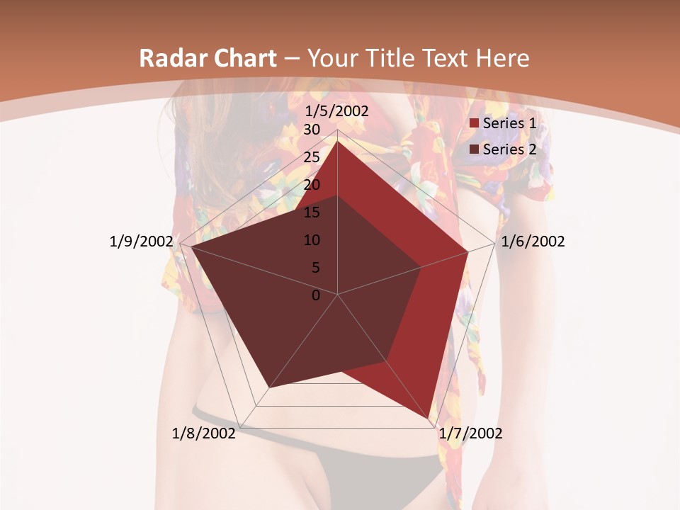 Young Female Hairstyle PowerPoint Template