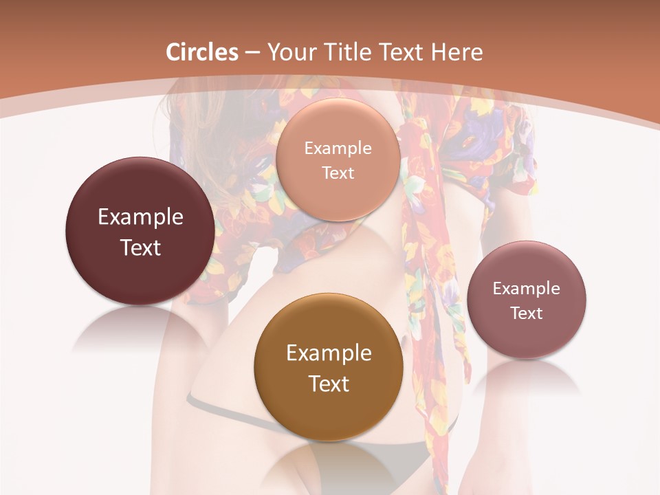 Young Female Hairstyle PowerPoint Template