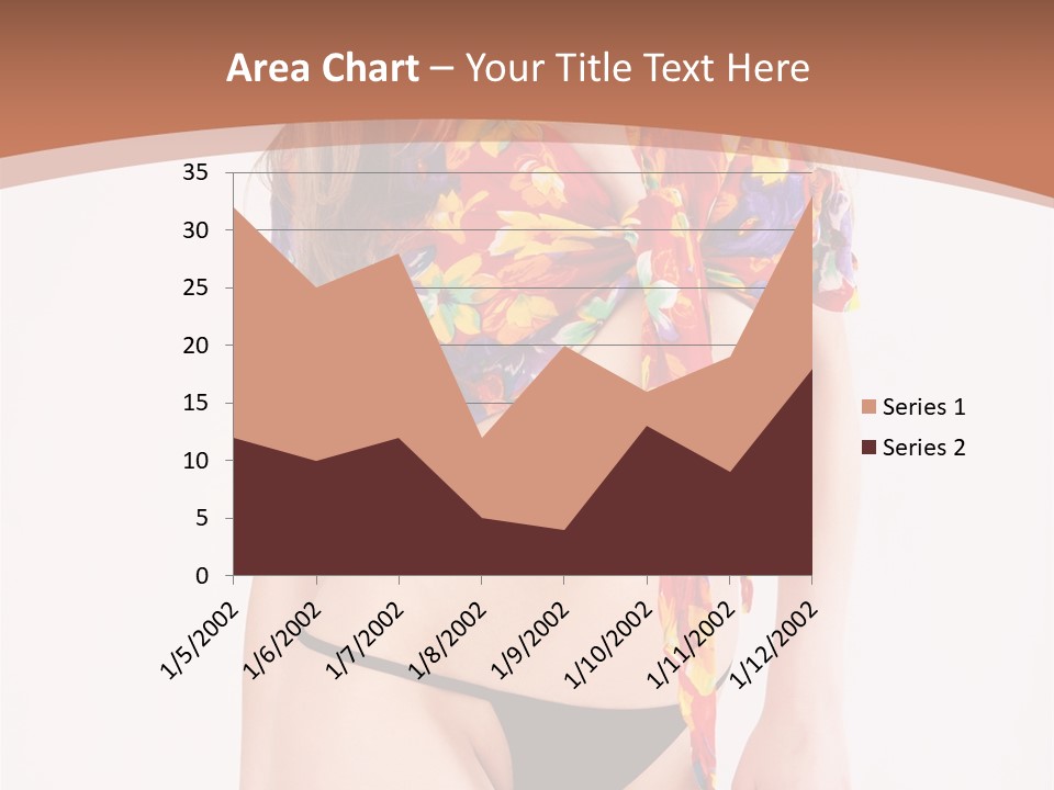 Young Female Hairstyle PowerPoint Template
