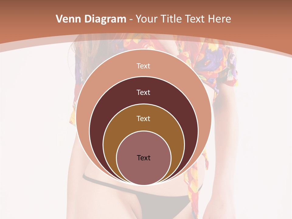 Young Female Hairstyle PowerPoint Template