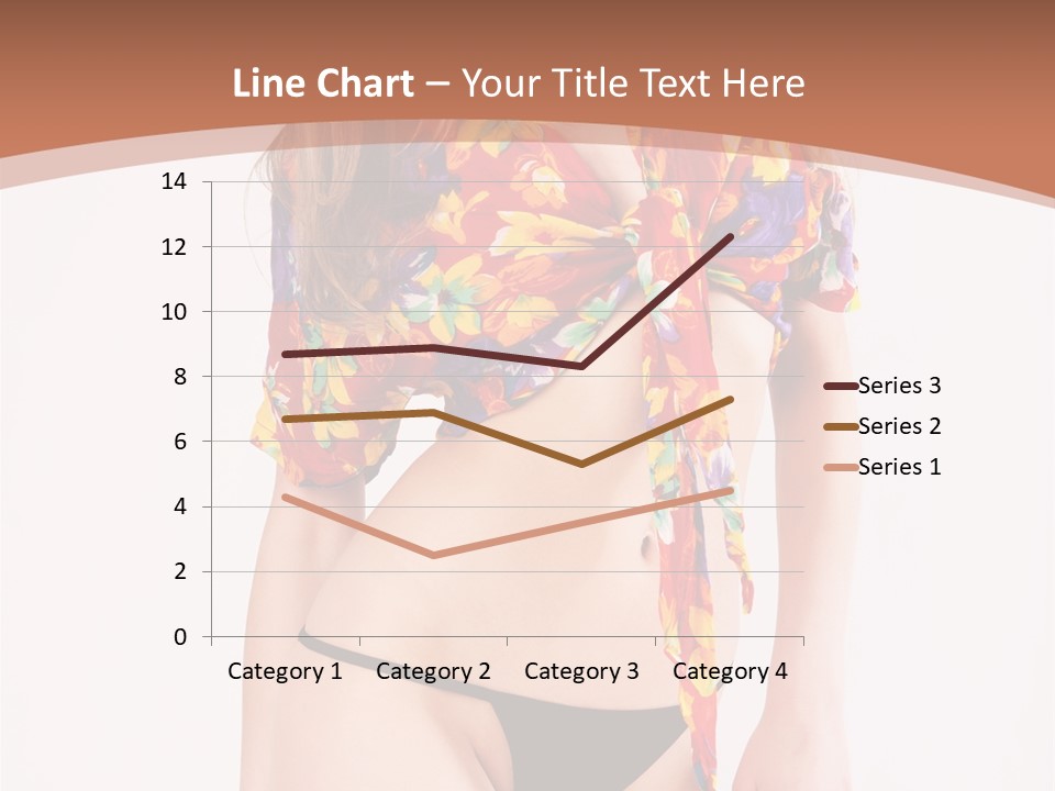 Young Female Hairstyle PowerPoint Template