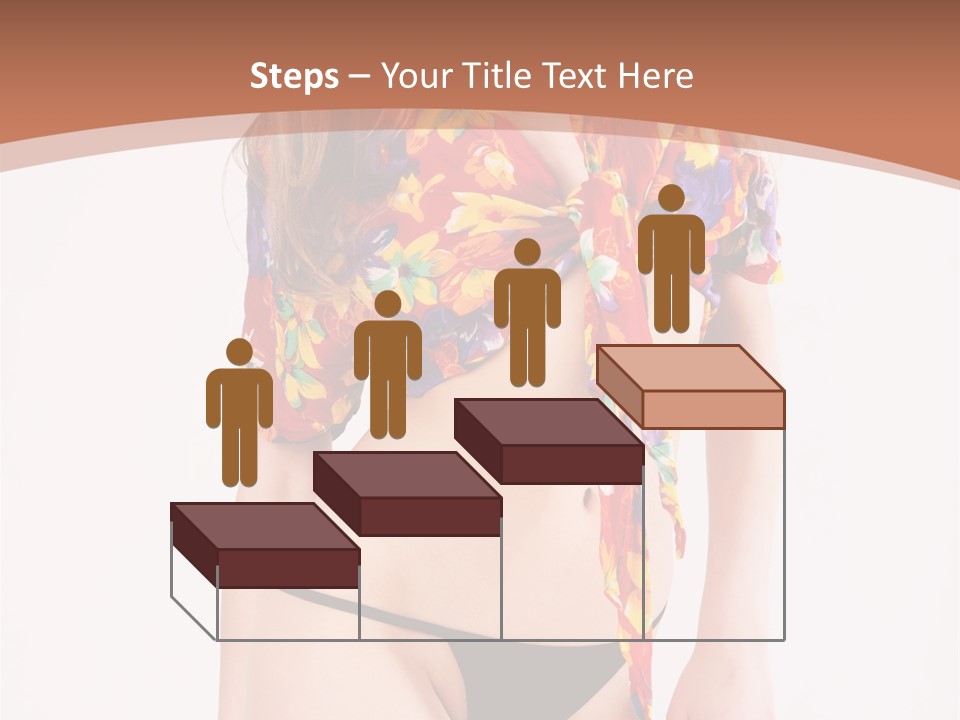 Young Female Hairstyle PowerPoint Template