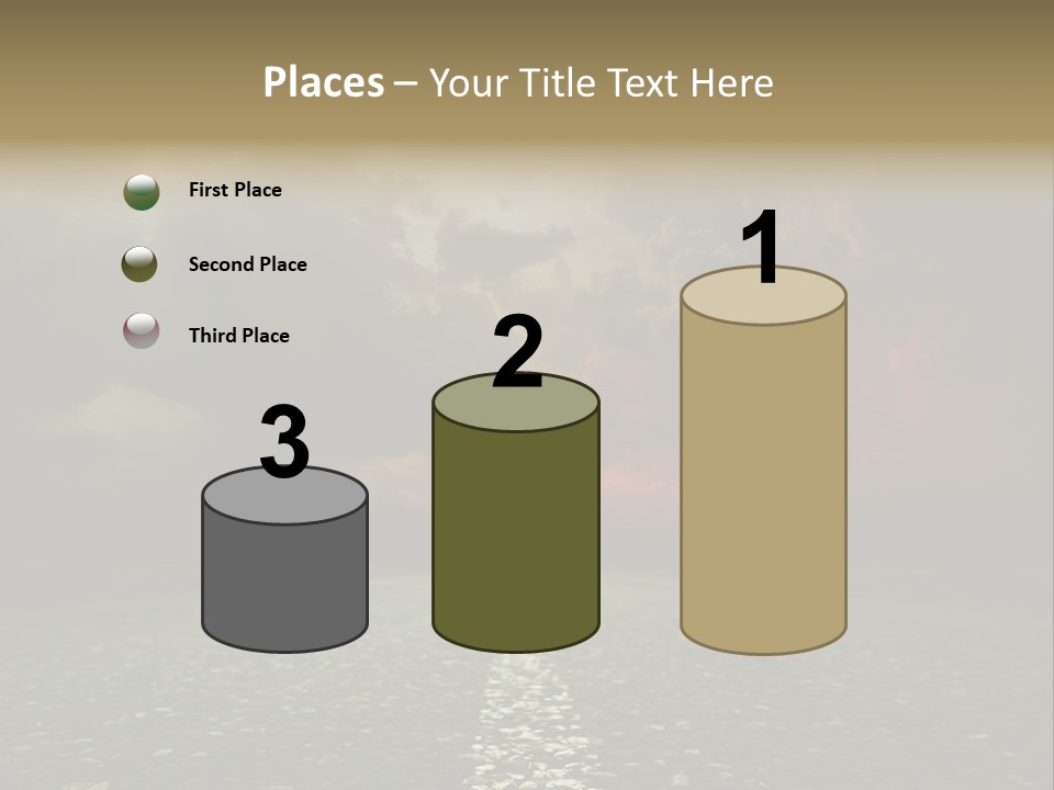 Scenery Construction Highway PowerPoint Template