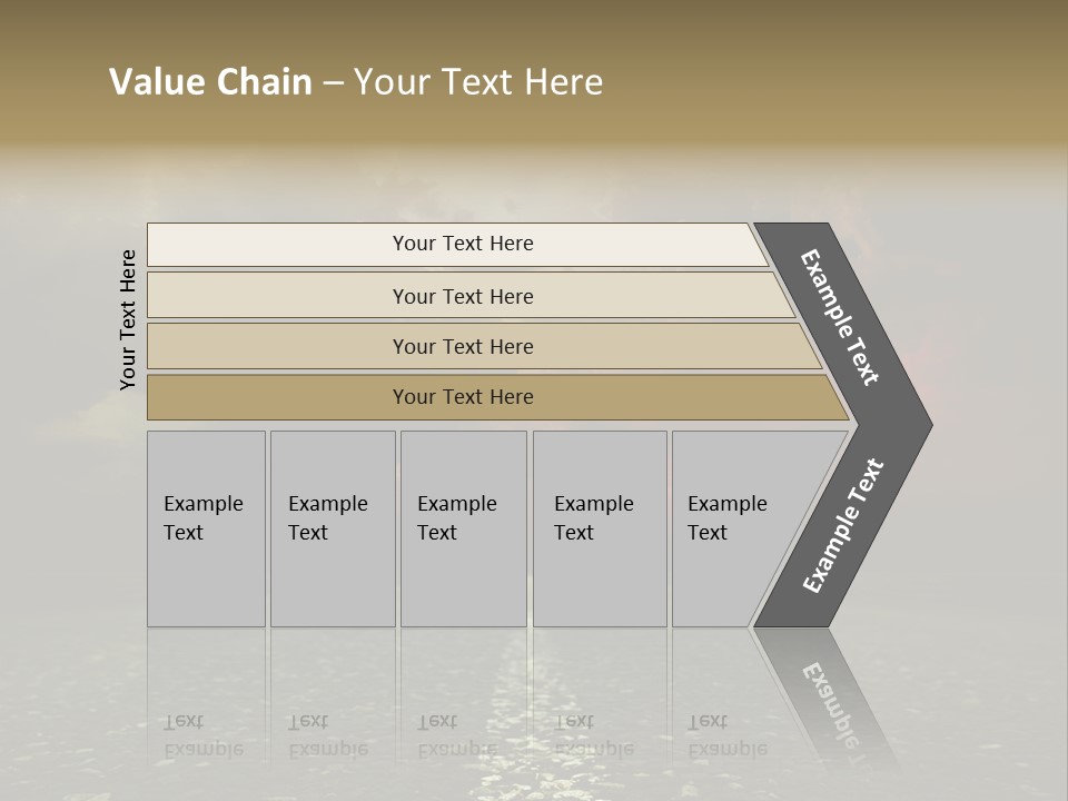 Scenery Construction Highway PowerPoint Template