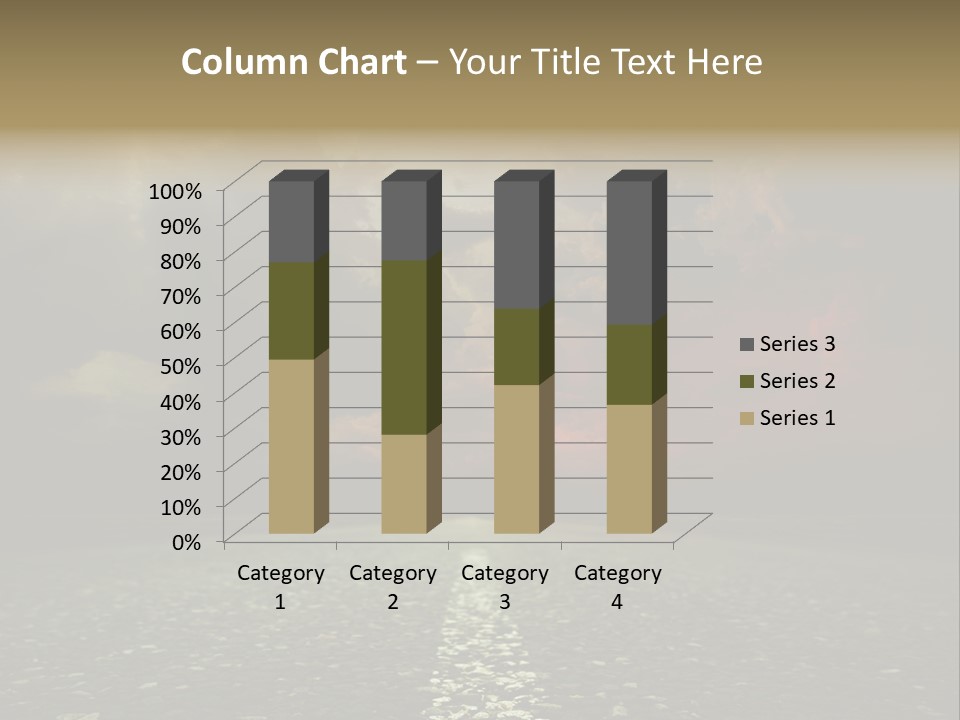 Scenery Construction Highway PowerPoint Template