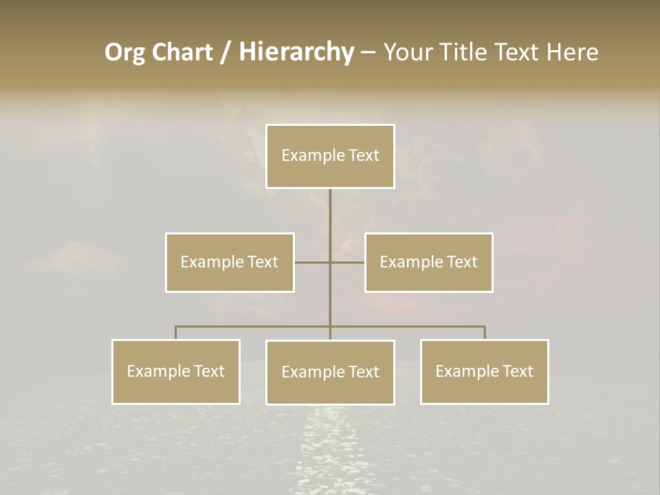 Scenery Construction Highway PowerPoint Template