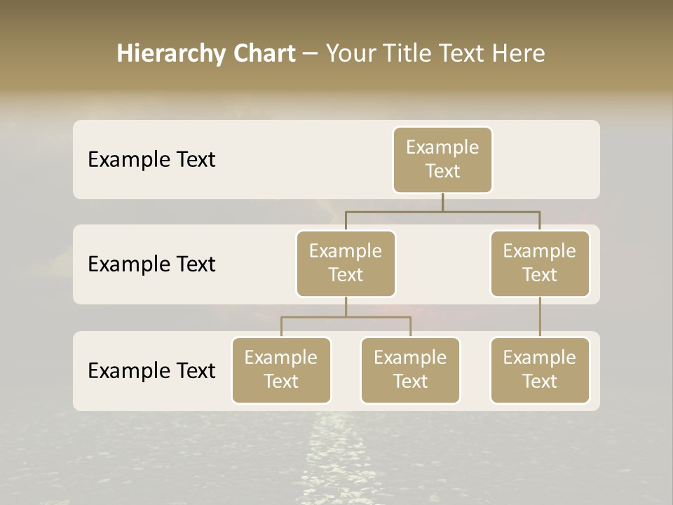 Scenery Construction Highway PowerPoint Template