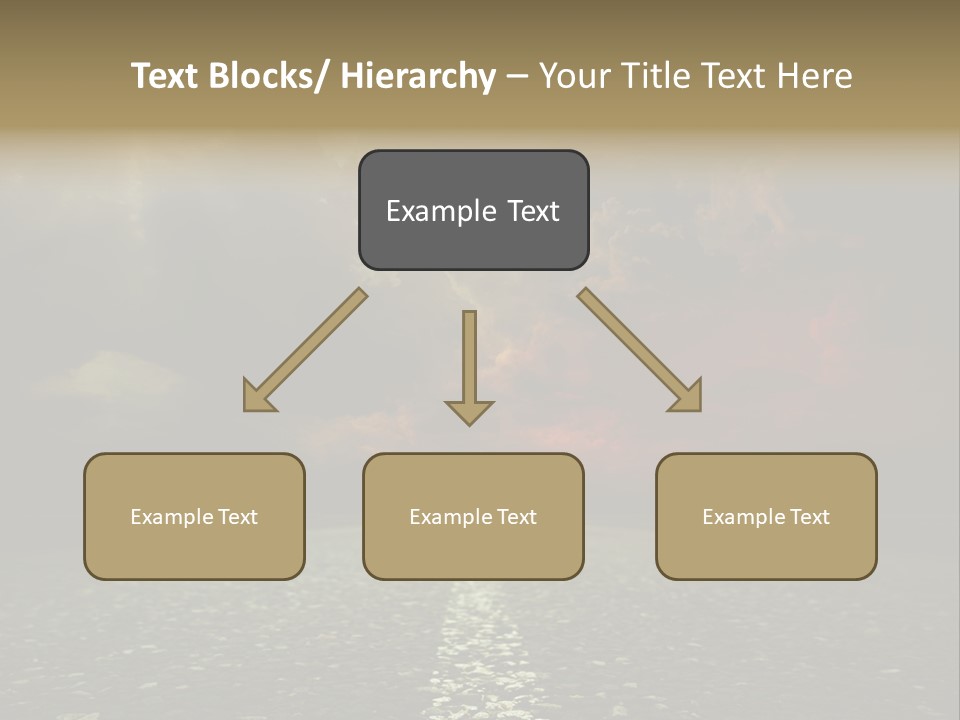 Scenery Construction Highway PowerPoint Template